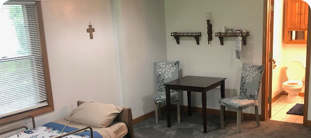 assisted living care house bedroom